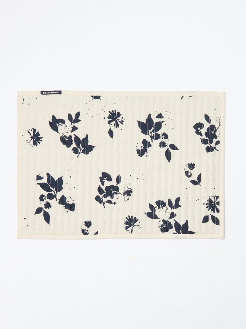 Set di 2 tovagliette con stampa - Kiabi Home Blu - Kiabi