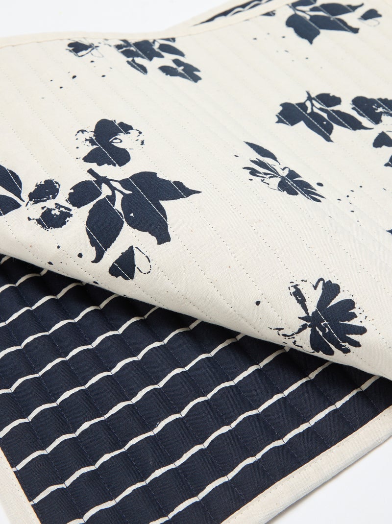 Set di 2 tovagliette con stampa - Kiabi Home Blu - Kiabi