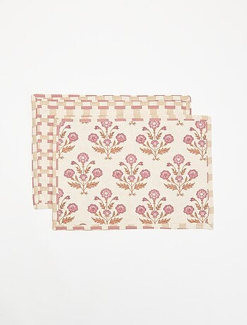 Set di 2 tovagliette stampate