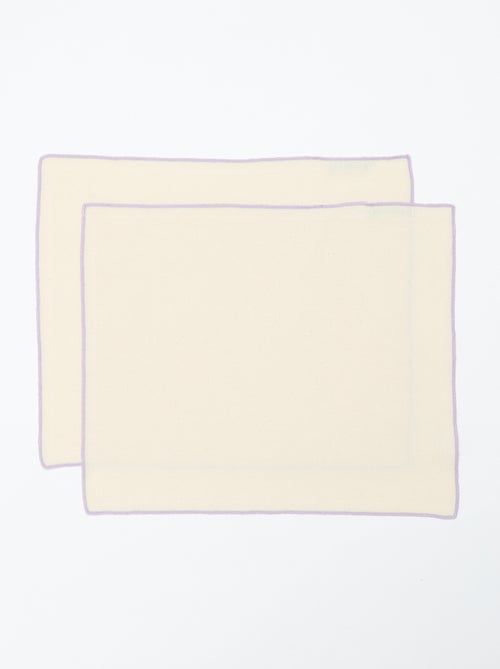 Set di 2 tovagliette tinta unita 2 in 1 (32x40 cm) - Kiabi Home - Kiabi