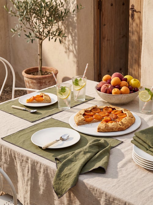 Set di 2 tovagliette/tovaglioli tinta unita 2 in 1 32 x 40 cm - Kiabi Home - Kiabi Set di 2 tovagliette/tovaglioli tinta unita 2 in 1 32 x 40 cm - Kiabi Home - Kiabi
