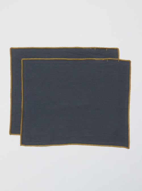 Set di 2 tovagliette/tovaglioli tinta unita 2 in 1 (32x40 cm) - Kiabi Home - Kiabi