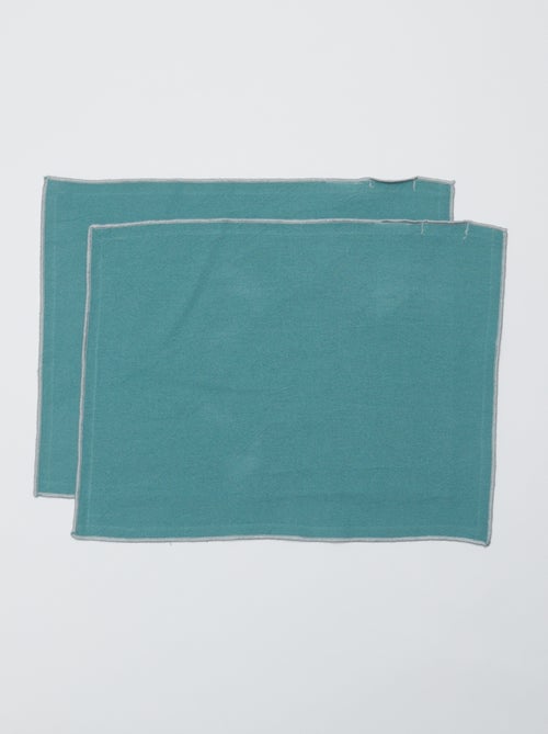 Set di 2 tovagliette/tovaglioli tinta unita 2 in 1 (32x40 cm) - Kiabi Home - Kiabi