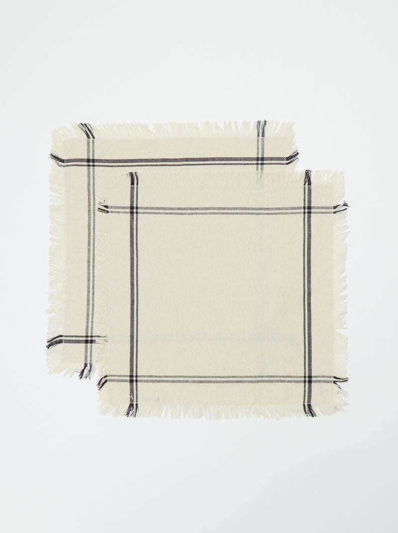 Set di 2 tovaglioli - Kiabi Home BEIGE - Kiabi