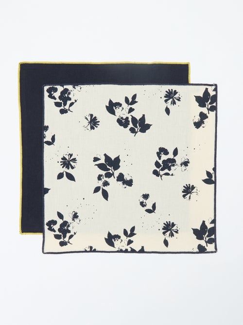 Set di 2 tovaglioli da tavola 40 x 40 cm - Kiabi Home - Kiabi Set di 2 tovaglioli da tavola 40 x 40 cm - Kiabi Home - Kiabi