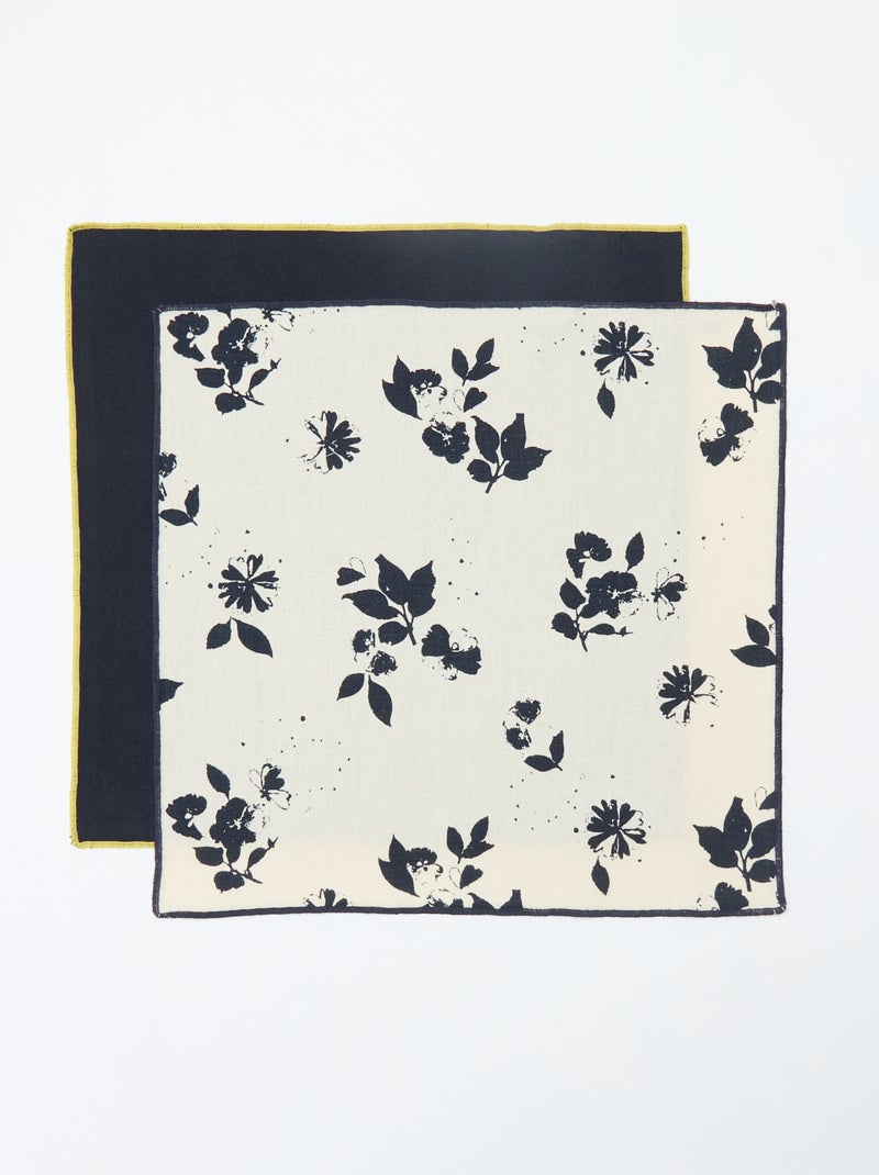 Set di 2 tovaglioli da tavola 40 x 40 cm - Kiabi Home Blu - Kiabi