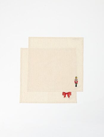 Set di 2 tovaglioli di Natale