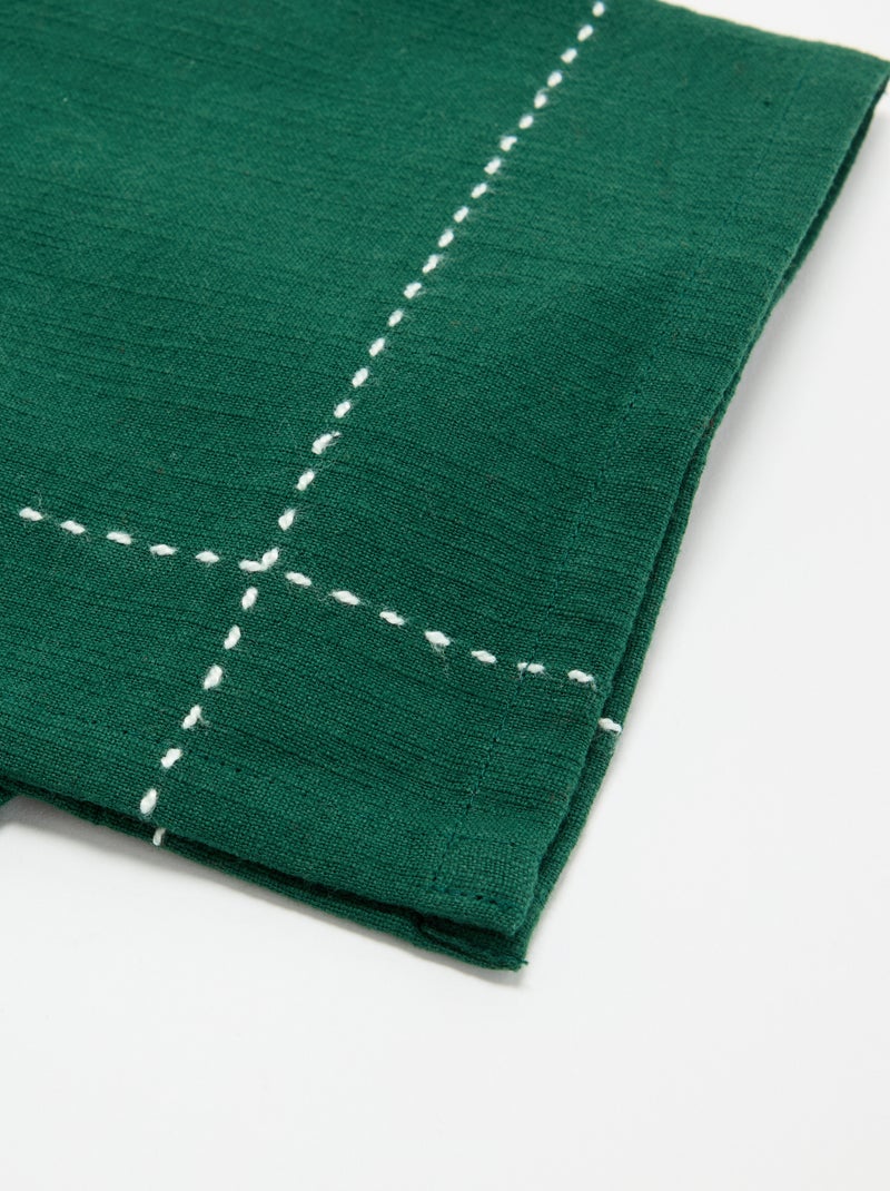 Set di 2 tovaglioli 'Natale' - KIABI Home Verde - Kiabi