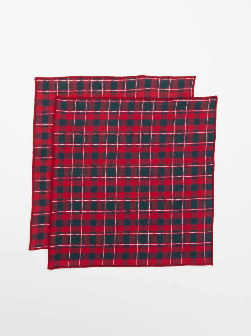 Set di 2 tovaglioli stampati - KIABI Home Rosso - Kiabi