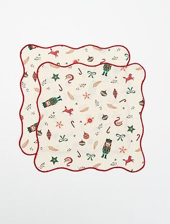 Set di 2 tovaglioli stampati 'Natale' - KIABI Home