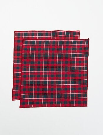 Set di 2 tovaglioli tartan natalizi - KIABI Home
