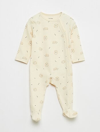 Set di 2 tutine con piedini e apertura con automatici