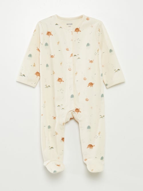 Set di 2 tutine con piedini - Kiabi
