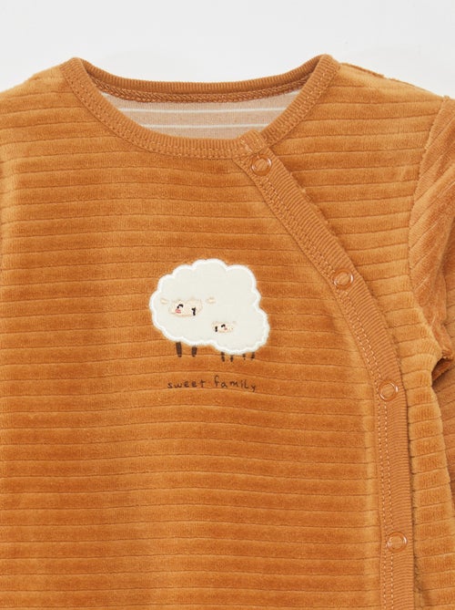 Set di 2 tutine in velluto - Kiabi