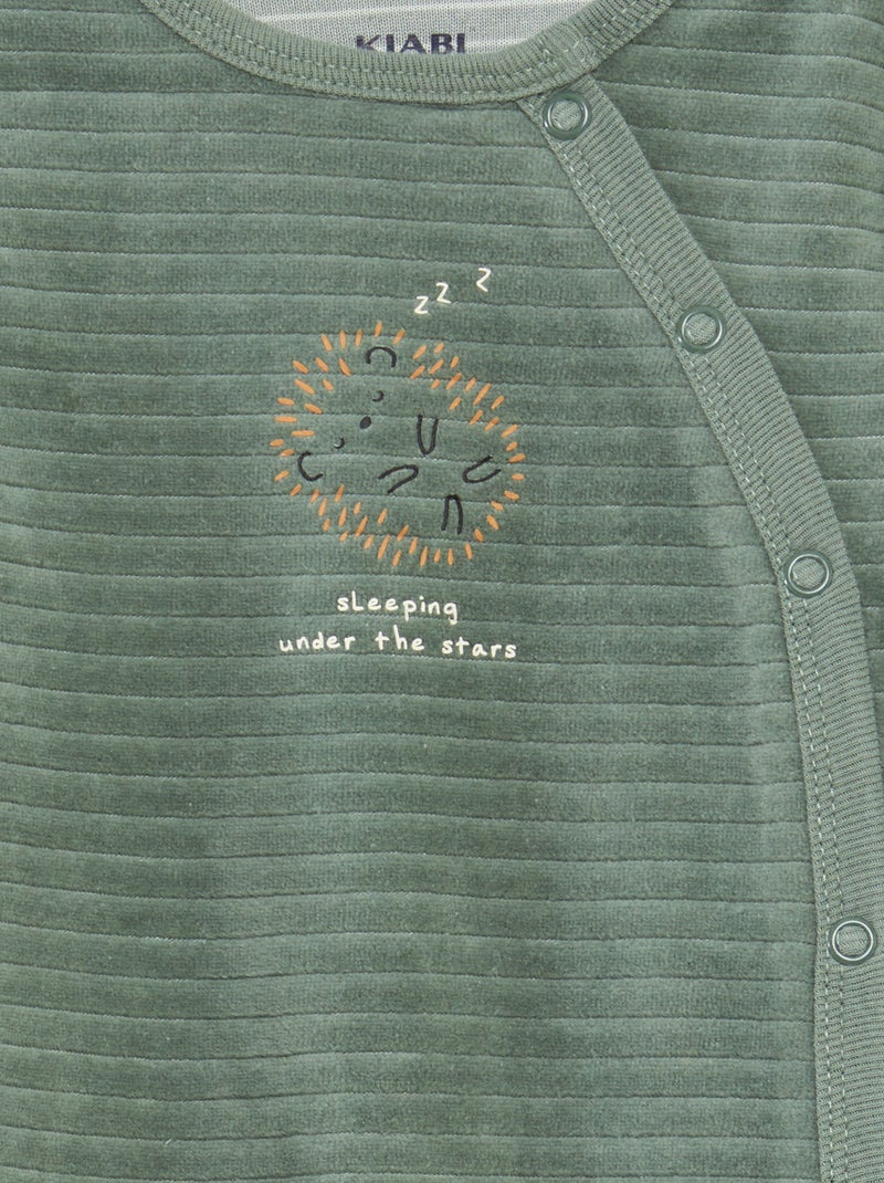 Set di 2 tutine in velluto Bianco - Kiabi