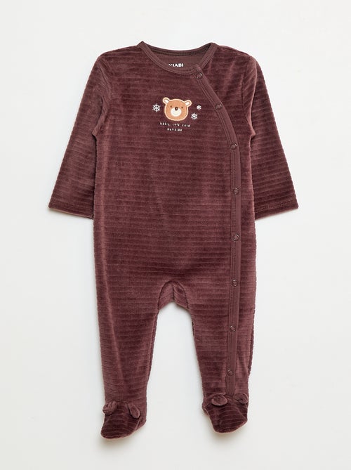 Set di 2 tutine in velluto - Kiabi