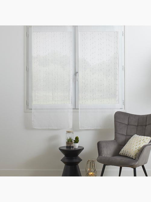 Set di 2 velette bianche anissa 60x160cm - Kiabi Set di 2 velette bianche anissa 60x160cm - Kiabi