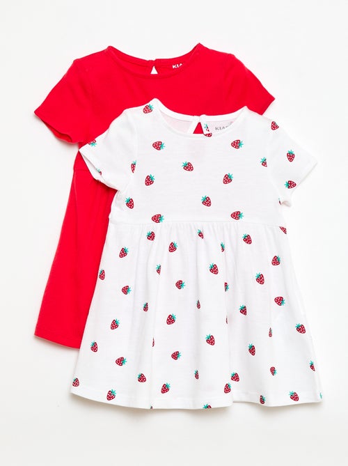 Set di 2 vestiti a maniche corte - Kiabi