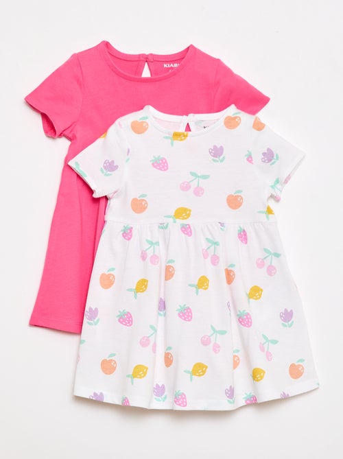 Set di 2 vestiti a maniche corte - Kiabi