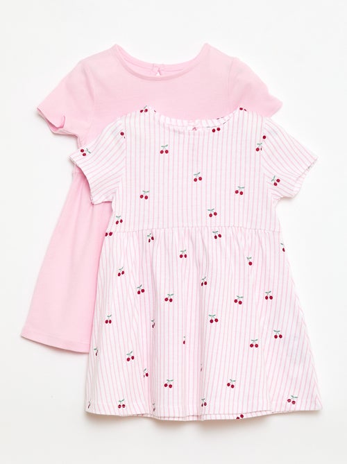 Set di 2 vestiti a maniche corte - Kiabi