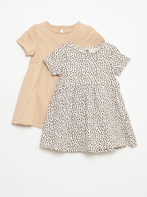 Set di 2 vestiti a maniche corte - Kiabi