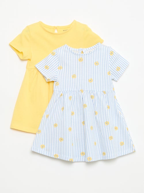 Set di 2 vestiti a maniche corte - Kiabi