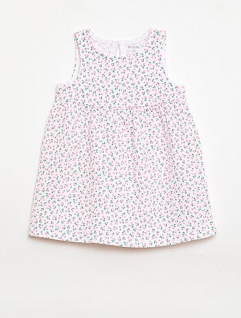 Set di 2 vestiti con fiocco fantasia