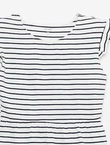 Set di 2 vestiti in jersey senza maniche con volant