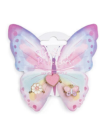 Set di 3 anelli regolabili wonderland | Great Pretenders