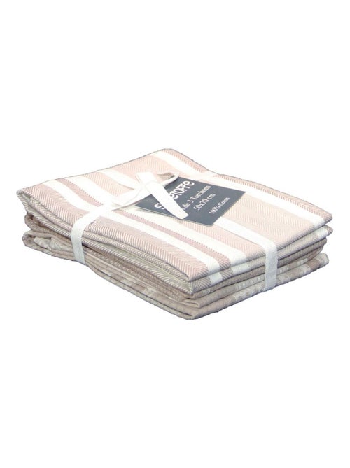 Set di 3 asciugamani da cucina in cotone 50x70 cm - Kiabi