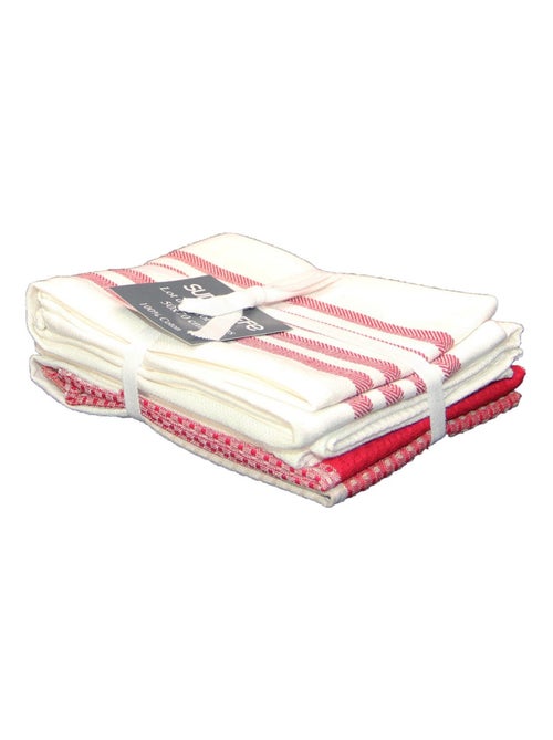 Set di 3 asciugamani da cucina in cotone 50x70 cm - Kiabi