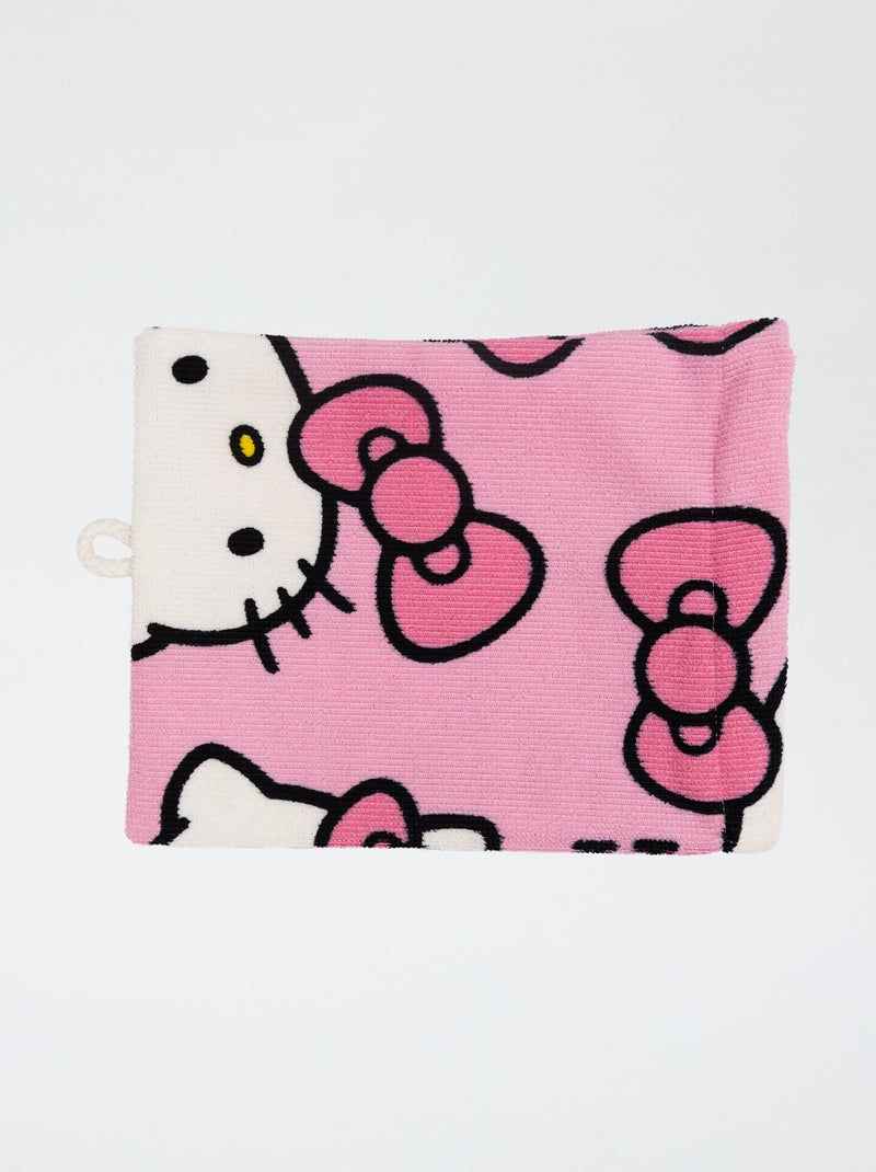 Set di 3 asciugamani 'Hello Kitty' Rosa - Kiabi