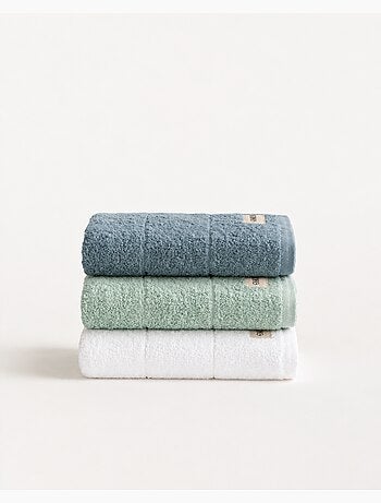 Set completo da bagno 100% cotone, spugna spessa, con asola - Gamusi.