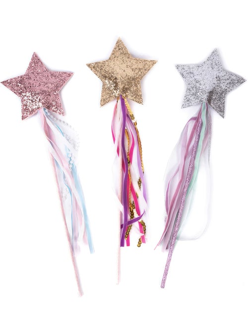 Set di 3 bacchette magiche a forma di stella | great pretenders | great pretenders - Kiabi Set di 3 bacchette magiche a forma di stella | great pretenders | great pretenders - Kiabi