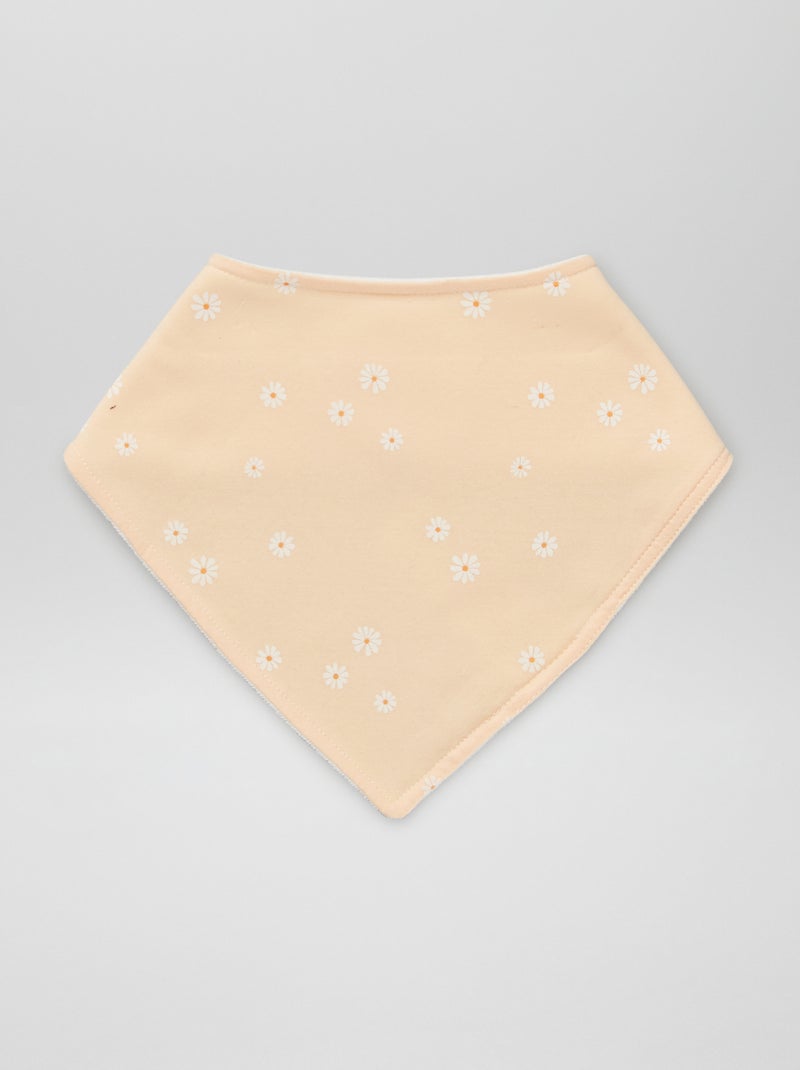 Set di 3 bavaglini a triangolo ARANCIONE - Kiabi