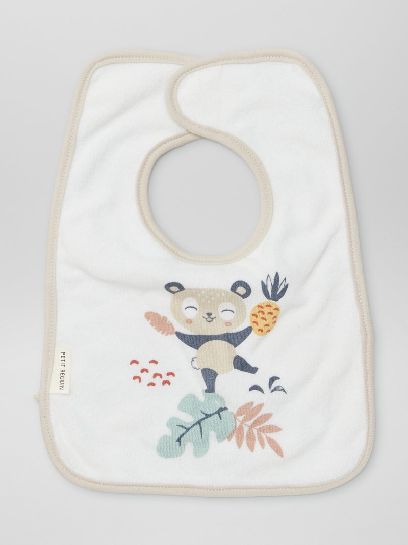 Set di 3 bavaglini con strappo BEIGE - Kiabi