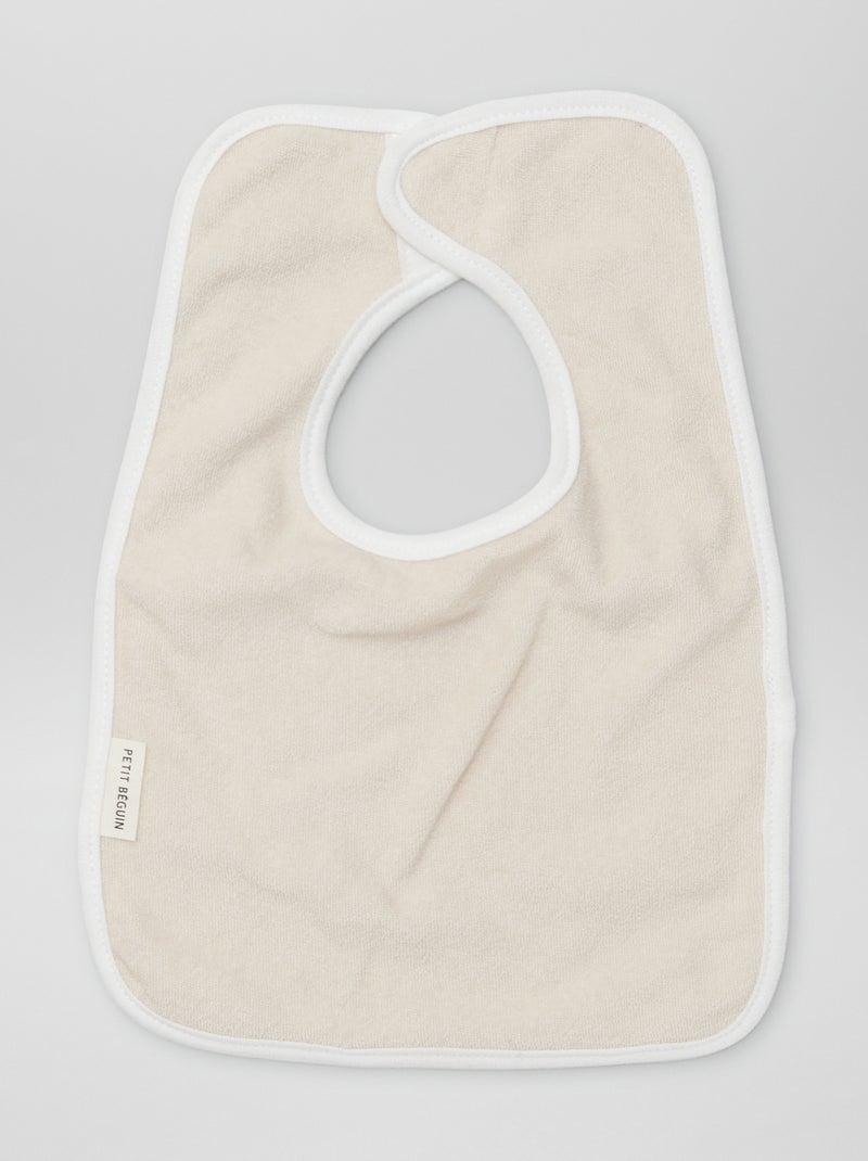 Set di 3 bavaglini con strappo BEIGE - Kiabi