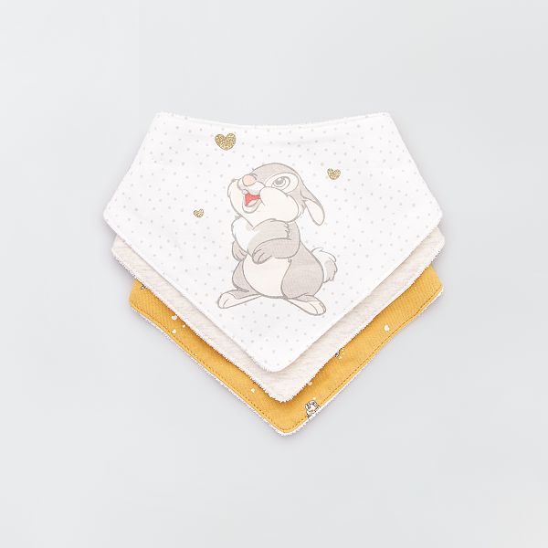 Immagini Natale Disney Baby.Set Di 3 Bavaglini Disney Baby Neonato Bianco Kiabi 7 00