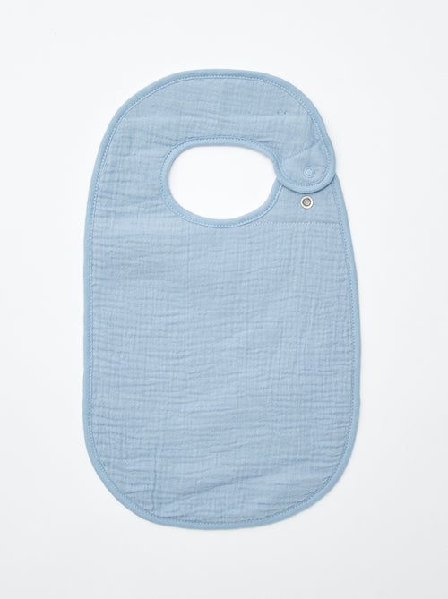 Set di 3 bavaglini in garza di cotone con fodera in spugna - Kiabi