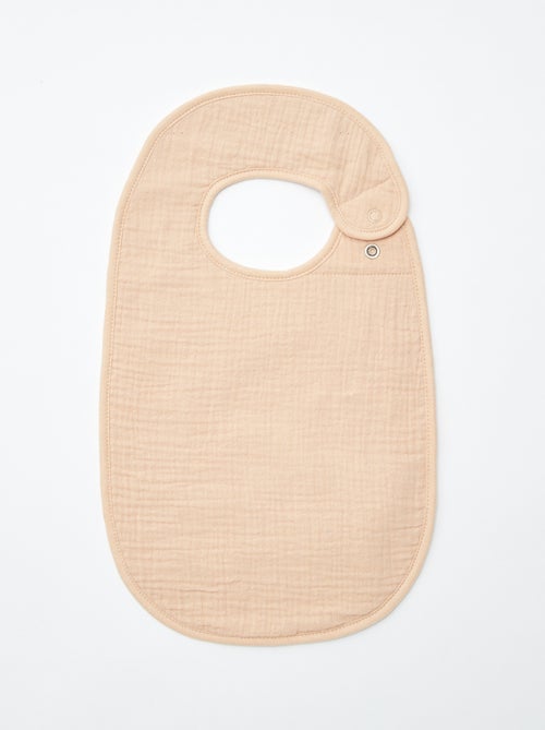 Set di 3 bavaglini in garza di cotone con fodera in spugna - Kiabi