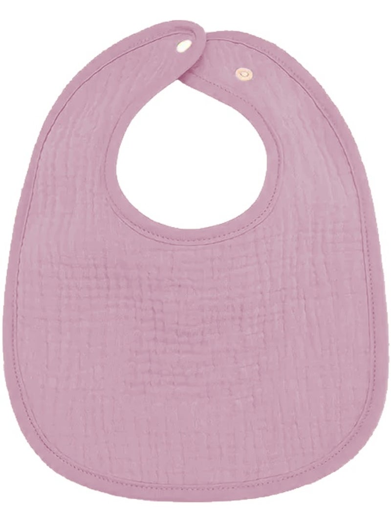 Set di 3 bavaglini per neonati in garza di cotone, Fleur Les Chatounets Beige/Rosa - Kiabi