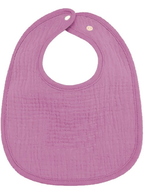 Set di 3 bavaglini per neonati in garza di cotone, Fleur Les Chatounets - Kiabi