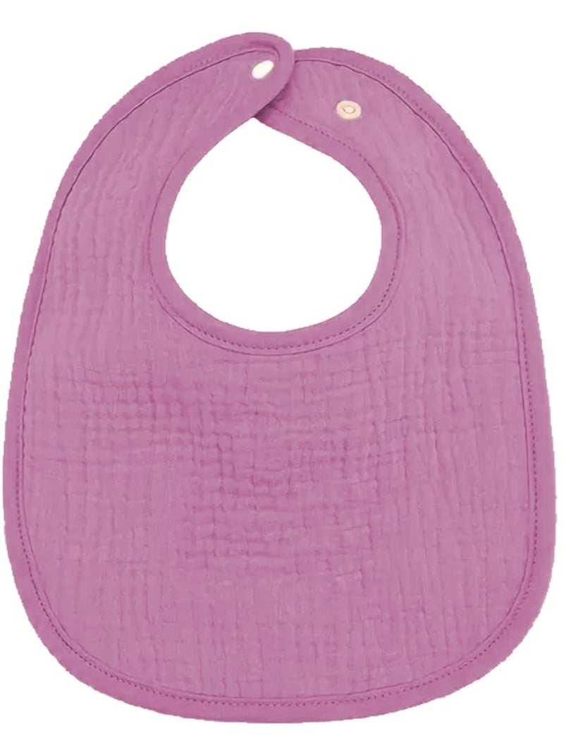 Set di 3 bavaglini per neonati in garza di cotone, Fleur Les Chatounets Beige/Rosa - Kiabi