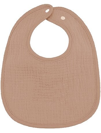 Set di 3 bavaglini per neonati in garza di cotone, Fleur Les Chatounets