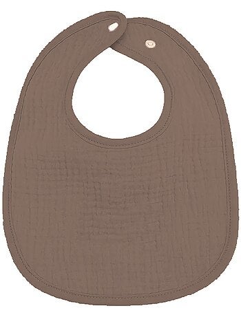 Set di 3 bavaglini per neonati in garza di cotone, Fleur Les Chatounets