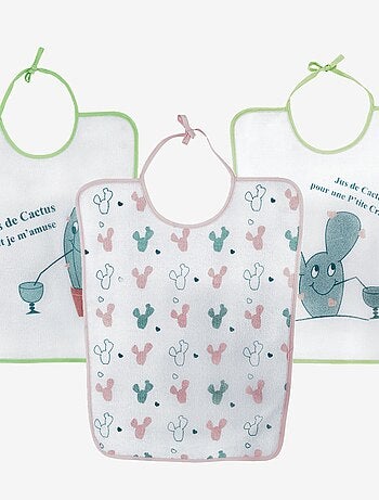 Set di 3 bavaglini per neonato