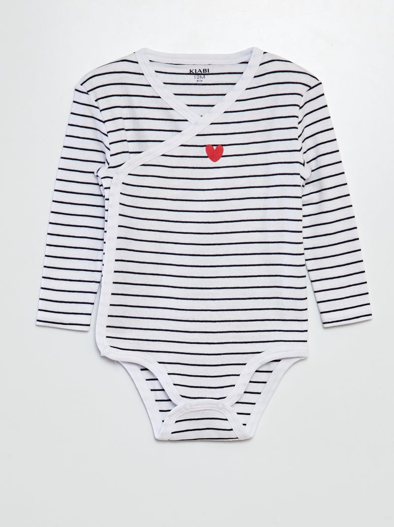 Set di 3 body - 'San Valentino' BIANCO - Kiabi