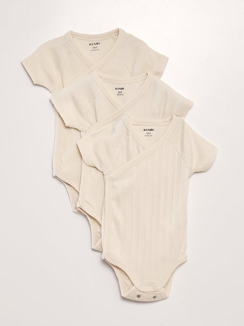 Set di 3 body a coste - Kiabi