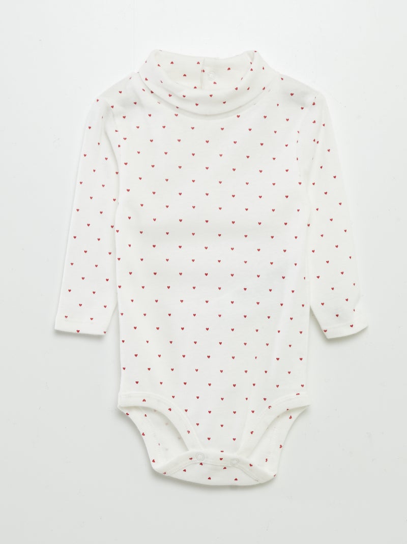 Set di 3 body a coste BIANCO - Kiabi