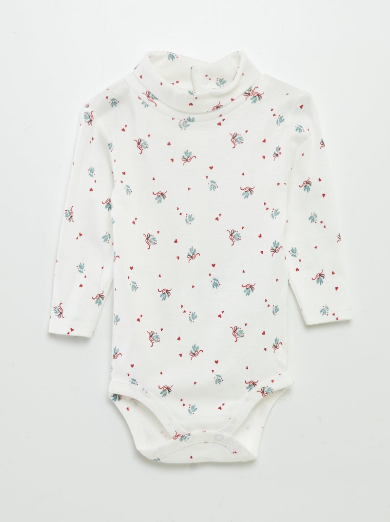 Set di 3 body a coste BIANCO - Kiabi